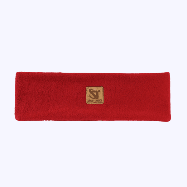 Red Fleece Headband